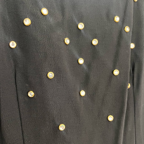 Vintage Misty Lane gem black dress - Picture 2 of 4